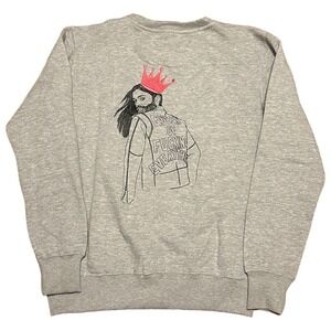 QUEER EYE Graphic Sweatshirt 'Queen of F'ing Everything' Gray Size XS Adult